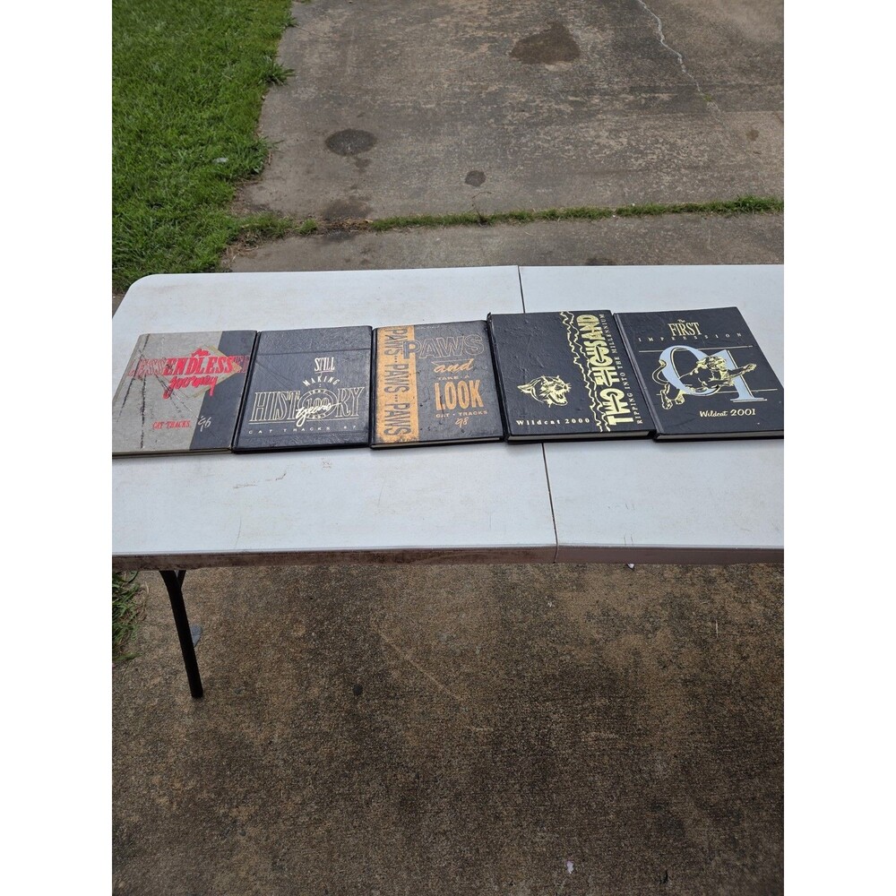 Vintage Watson Chapel Junior High & High School Yearbook Lot 1996-2001 AR